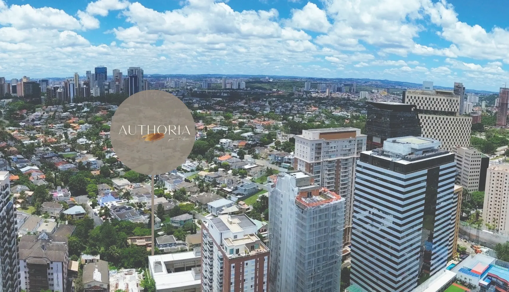 Vista aérea da região do 18 do Forte, Alphaville
